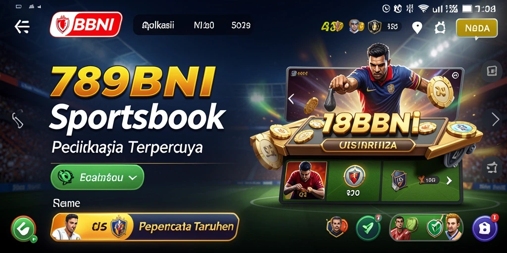 Tampilan permainan dari aplikasi Sportsbook 789BNI yang interaktif dan menarik.