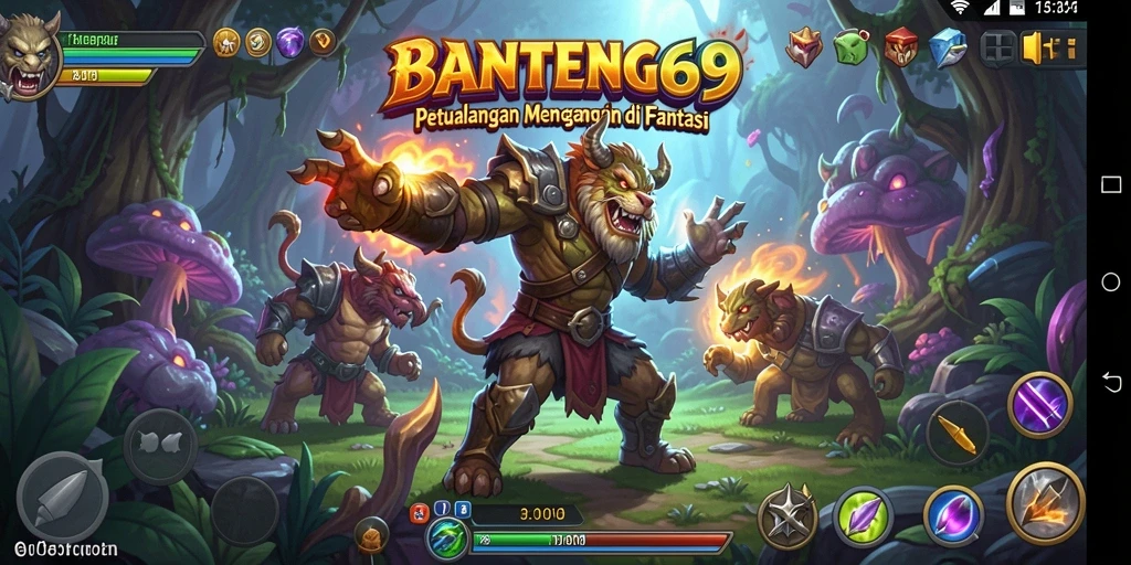Screenshot gameplay BANTENG69 menunjukkan aksi seru dalam petualangan.