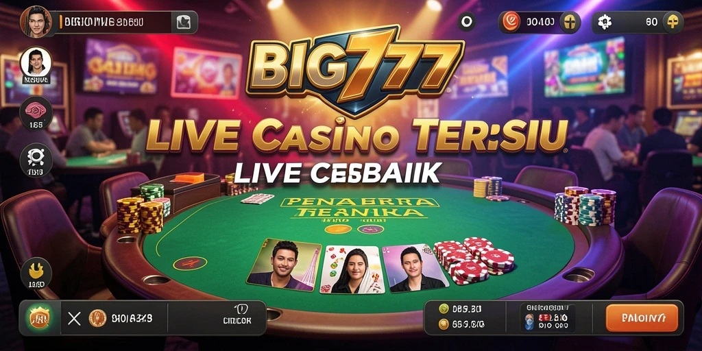Gameplay seru di BIG777 dengan dealer langsung dan interaksi real-time.