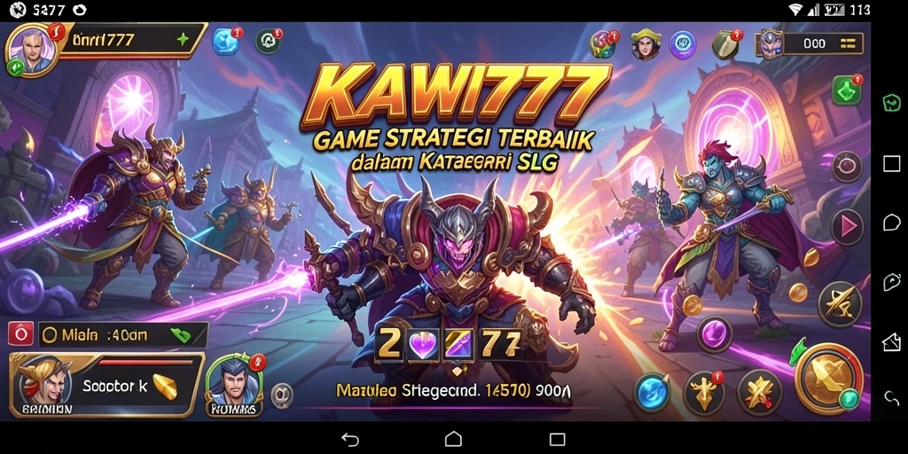 Tampilan gameplay KAWI777 yang menarik dengan strategi mendalam.