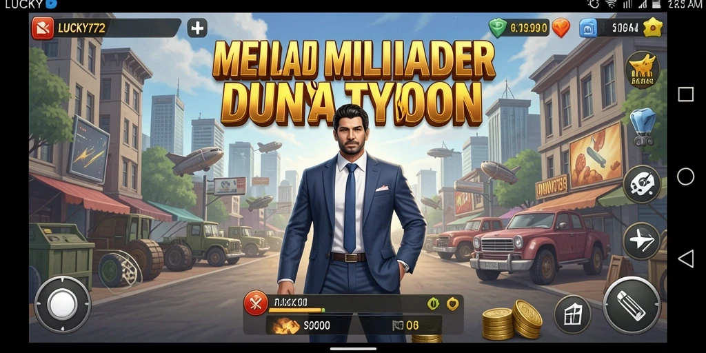 Tampilan gameplay LUCKY72 dengan strategi bisnis yang menarik.