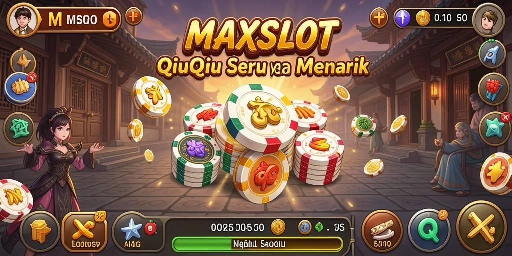 Tampilan gameplay seru di MAXSLOT yang penuh aksi QiuQiu.