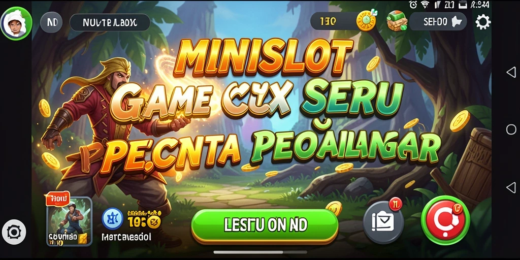 Tangkapan layar gameplay MINISLOT dengan aksi seru dan grafis memukau.