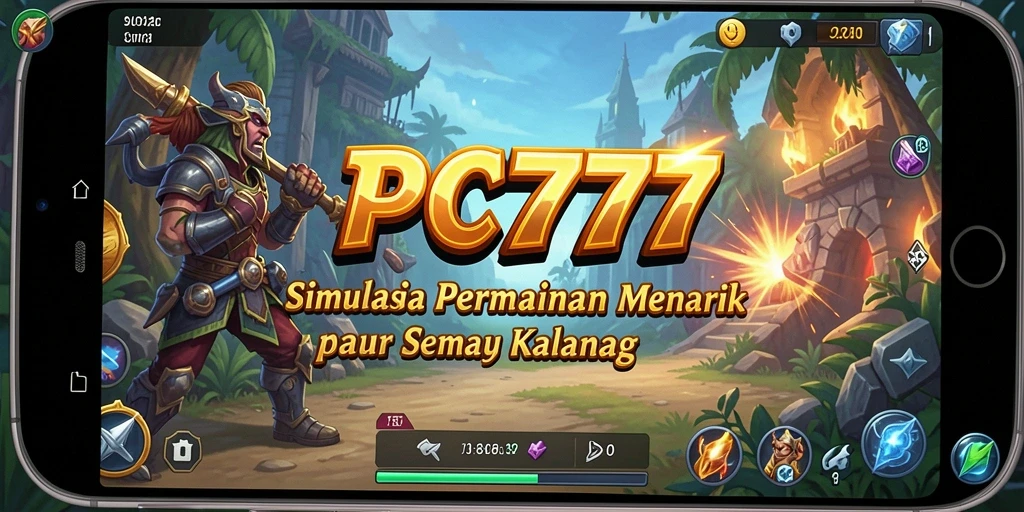 Tampilan gameplay menarik dari PC777 dengan simulasi yang mendalam.