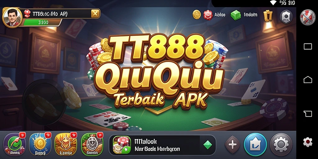 Screenshot TTT888 memperlihatkan antarmuka permainan QiuQiu yang menarik.