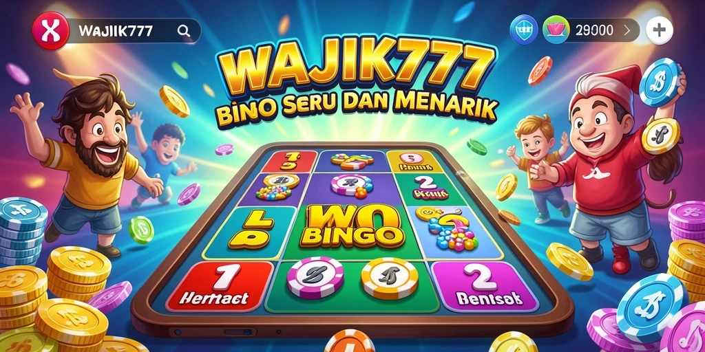 Tampilan gameplay Bingo yang seru dan interaktif di WAJIK777.