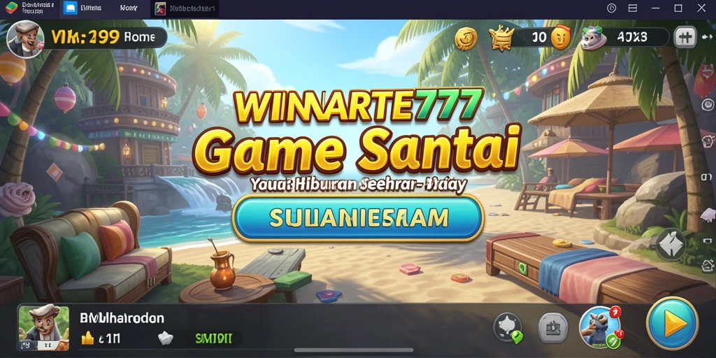 Tampilan gameplay utama WINRATE777 yang menarik dan menghibur.